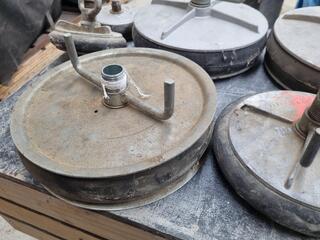 8x Assorted Aluminium Drain Test Plugs