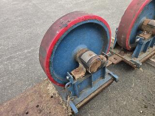 Set of Large Three Phase Tank Rollers
