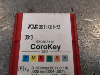 21x Sandvik Coromant CoroKey Mill Indexes WCMX 06 T3 08 R-53