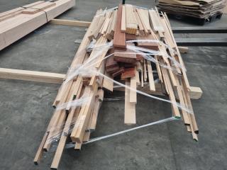 Large Assortment of Wooden Edging, Machined Timber