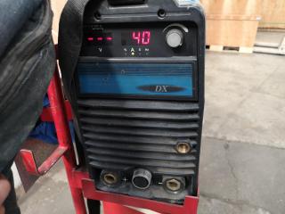 Miller Maxstar 200 DX TIG Welder w/ Gas Bottle Trolley & Cabling