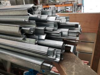 Lot of Steel Ducting Body Edging Trim in 6000mm Lengths