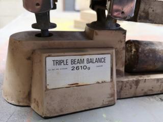 Mechanical Triple Beam Balance Scale, 2610g Capacity