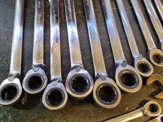 27x Assorted Ratchet Spanners