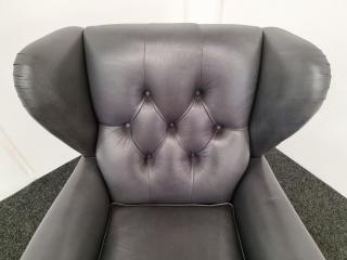 Wingback Armchair - Full Leather