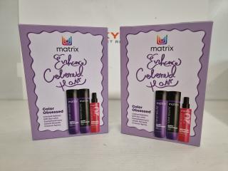 2 Matrix Color Obsessed Hair Gift Sets