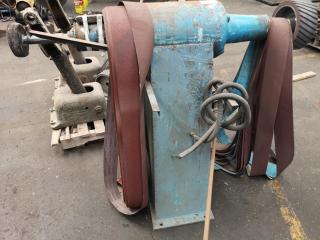 Industrial 3-Phase Linisher w/ Accessories