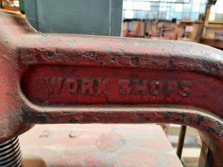 Antique NZR Hillside Workshops Cast Iron Laminating Press