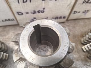 4 x Gear Hobber Cutters