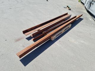 4 Lengths of Heavy Duty Angled Steel