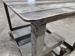 Heavy Duty Workshop Steel Table Trolley