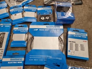 Assorted Shimano Branded Bike Parts & Components