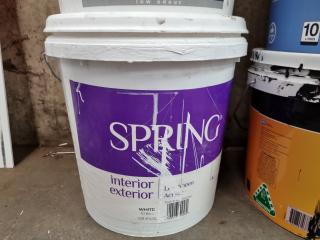 13x 10L Buckets of Assorted Paints & Stains