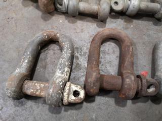7x Assorted D-Shackles