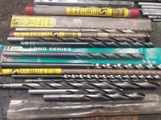 Large Lot of Long Series Drill Bits