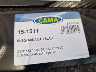 3x Replacement Mower Bar Blades for Husqvarna