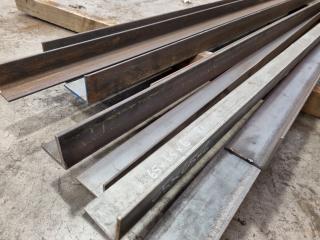 9x Assorted Angle & Channel Steel