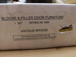 4x Stylish Quality Door Handle Sets by Bloore & Piller, New