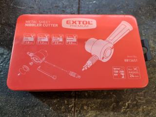 Extol Metal Sheet Nibbler Cutter Kit