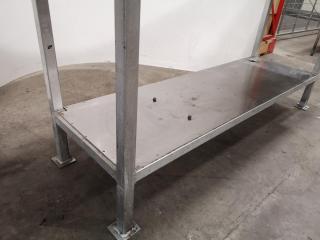 Stainless Steel Bench Table / Built-in Sink