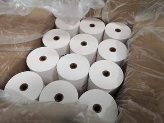 24x Thermal Receipt Printer Paper Rolls, 80x80x12mm Size