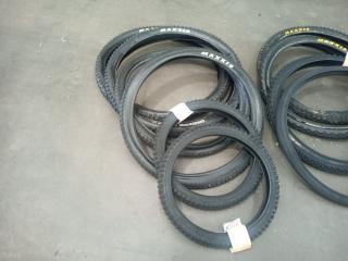 Large Assortment of Bike Tyres