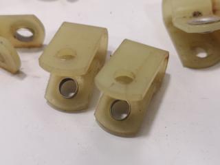 60x Aviation Plastic Loop Clamps for Wire Support Type MS25281 R5
