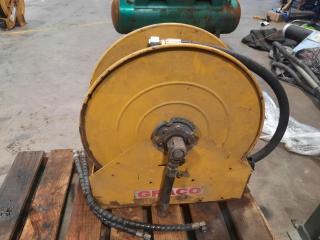 Large 20M Graco Oil Hose and Reel