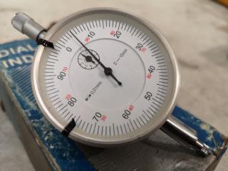 Dial Indicator w/ Partial Magnetic Adjustable Stand