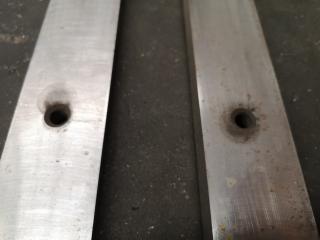 4x Steel Guillotine Slitting Cutter Blades