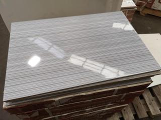 450x300mm Ceramic Wall Tiles, 8.1m2 Coverage