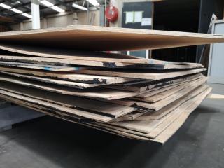 24x Sheets of Assorted Used Plywood