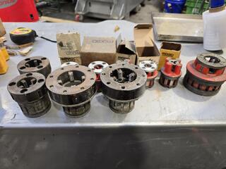 Lot of Pipe Threading Dies 