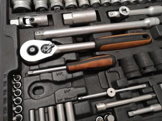 Bahco Combined Socket & Spanner Set