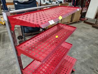 Mobile Adjustable Retail Shelving Unit