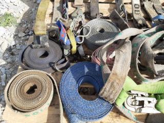 Large Assortment of Strapping and Cambuckle Tie-Downs