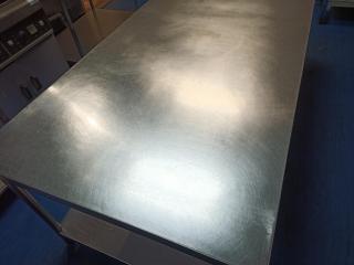 Large Stainless Prep Bench