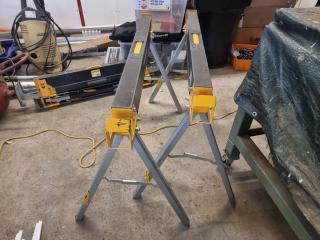 Pair of Toughbuilt C500 Sawhorses/Jobsite Tables 