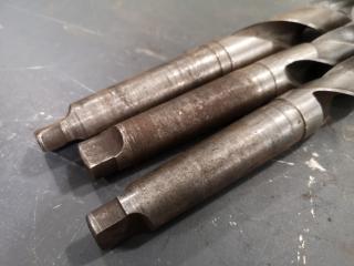 3x Morse Tapper Mill Drill Bits, Imperial & Metric Sizes