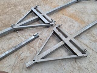 Assorted Temporary Roadworks Signage Support Frames & Base