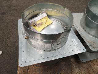 3x 300mm Commercial Ventilation Dampers by Ravenscroft