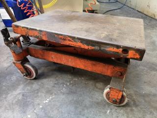 Workshop Hydraulic Lifting Platform Trolley, Faulty Lifter