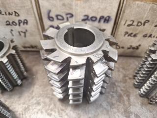 6 x Gear Hobber Cutters