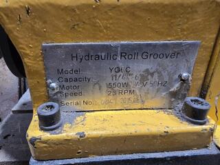 Single Phase Hydraulic Roll Groover