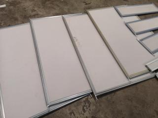 9x Assorted Small Office Divider Panels