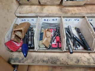 Cabinet Full of Drill Bits 