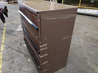 Vintage 3-Door Office File Cabinet