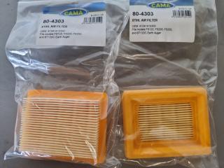 16x Assorted Chainsaw Air Filters