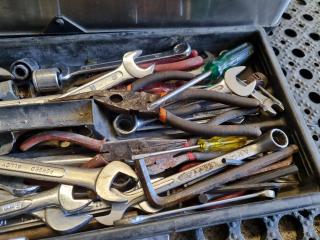 Toolbox with Assorted Handtools