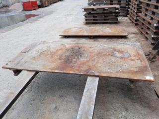 Heavy Duty Industrial Steel Plate Pallet